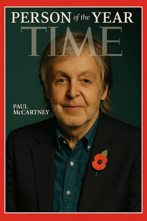 世界の100人に選ばれたポール・マッカートニーTIME誌より転載