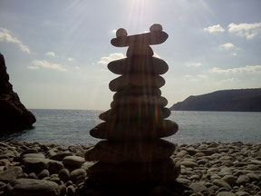 Steinmännchen am Meer