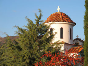 Kapelle an unserem Stellplatz