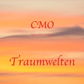 CMO-Album Cover von Traumwelten, schleierartiges goldgelbes Wolkenbild