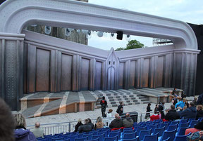 The Rocky Horror Show backdrop in Magdeburg