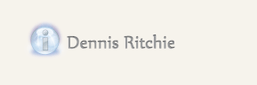 Dennis Ritchie Interview Button