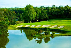 朱鷺の台カントリークラブ (名物ホール) 能州台コース 13番 PAR3