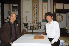 当家に来訪！白川神道研究家の宮崎先生と山口先生