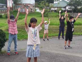 一関市大東　渋民11区自治会　夏休みのラジオ体操