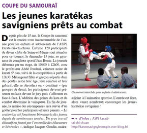 LA FEUILLE juin 2014 Karaté