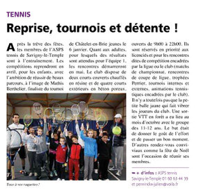 LA FEUILLE février 2014 tennis