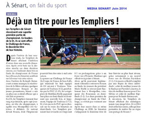 MEDIA SENART Juin 2014 Baseball