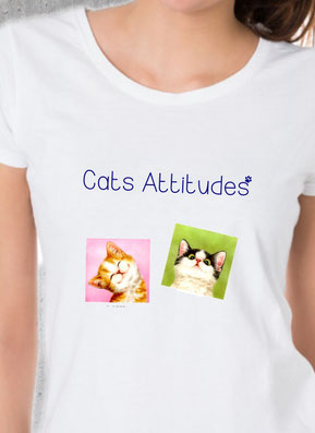 tshirt avec un félin