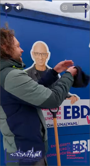 Videokampagne übertrifft Erwartungen - Hier mit dem erfolgreichsten Video mit Michael Öhlhorn und "Charly" Karl Kammer beim Schnee räumen. Das Video wurde knapp 25.000 mal aufgerufen.