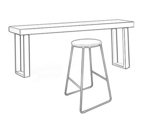 Métal Bois Deko fabrique des Banc, Tabourets, Fauteuils sur mesure