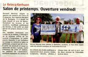 Le peintre d'honneur : Bernard MORINAY