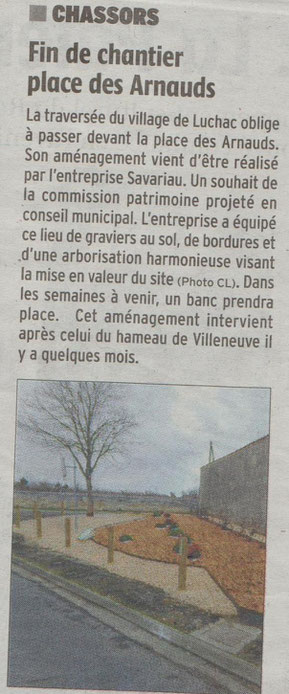 Article Charente Libre du 09-02-2017