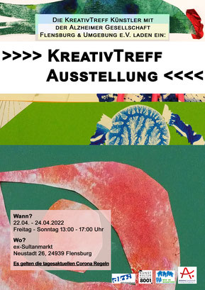 KraetivTreff, Kunst, workshop, vaia paziana, alzheimer gesellschaft, ex-sultan markt, akti flensburg