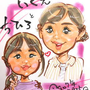 栃木県へプロ似顔絵師が出張