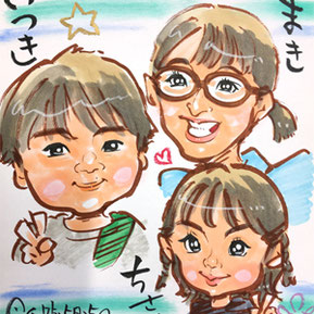 実績多数のプロ似顔絵師が宇都宮市へ