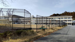 三浦毅君が愛した歌津中学校野球部のグランド  撮影 小野盛幸