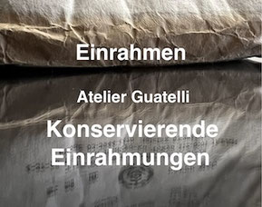 Einrahmen - Konservierende Einrahmung von Papiergut - 