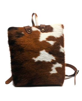 Rucksack XS braunes Kuhfell 180.00
