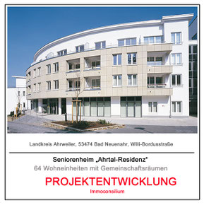 projektentwicklung seniorenheim residenz architekt planung vertrieb immoconsilium 53474 bad neuenahr ahrweiler verkauf kapitalanlage