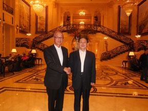 大連市対外友好協会 懐忠民会長 2015.10.21