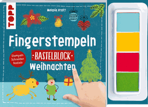 Fingerstempeln-Bastelblock-Weihnachten; Verlag: frechverlag; ISBN: 9783735892621; Erscheinungstag: 10.09.2025