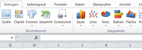 Excel Wasserfall-Diagramm Balken