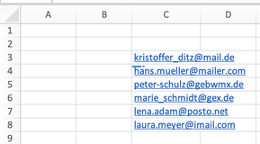 Excel Flash Fill deutsch