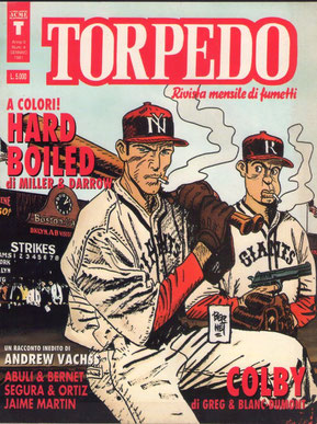 La copertina n° 4 di Torpedo (Gennaio 1991)