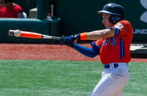 Un battitore durante le Cal Ripken World Series