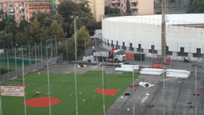 Il "Carlinetto" di Genova in costruzione (clicca per ingrandire)