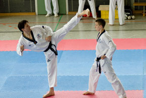 Ilbo Taeryon Ein-Schritt-Kampf Partnerübung Taekwondo AATC e.V.