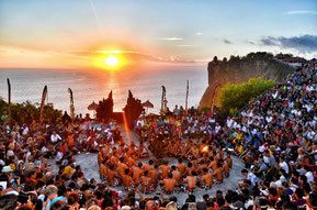 Danza Kecac al tramonto, Uluwatu