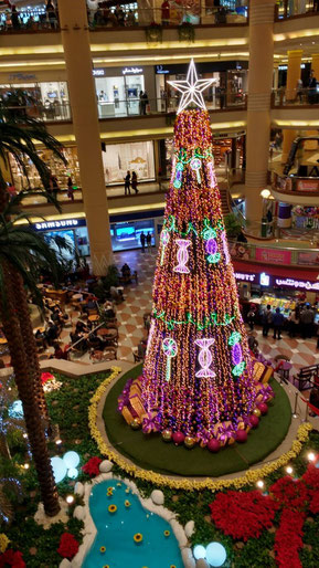 The Christmas Tree at the Citystars mall, Cairo. Dante Harker