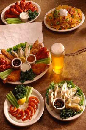 birra e cibi diversi