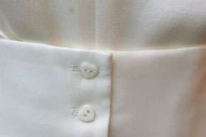 Herz Knopf Brautkleid Berlin