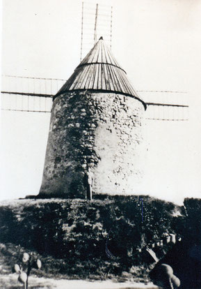 Le moulin Haut de Laurabuc. Son mécanisme se trouve au moulin de Cugarel à Castelnaudary