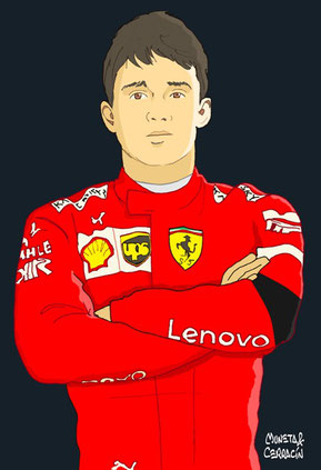 Charles Leclerc by Muneta & Cerracín