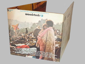 Tri-Fold-Cover vom Woodstock-Album (1st., GER 1970)