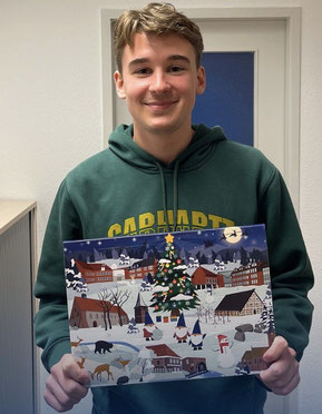 Der JU-Adventskalender kam im letzten Jahr gut an.