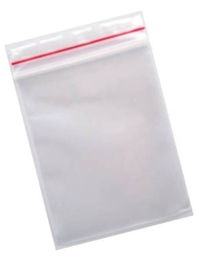 zip lock self sealing packaging bags 