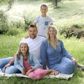 Simon, Bettina, Manuel und Miriam Stadler (v.l.)