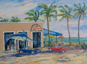 Mulligans Early Birds, 9x12, oil, $300