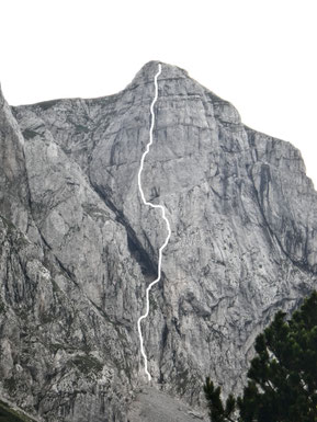 ungefährer Routenverlauf - Ringmauer Ostkante