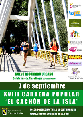 XVIII CARRERA EL CACHON DE LA ISLA - Valencia de D. Juan, 07-09-2019