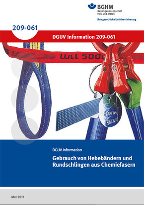 DGUV 209-061 Hebebänder und Rundschlingen