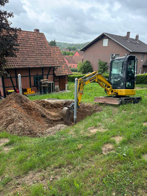 Beginn der Erdarbeiten