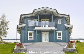 Architektenhaus - Blockhaus - Holzhaus in Blockbauweise