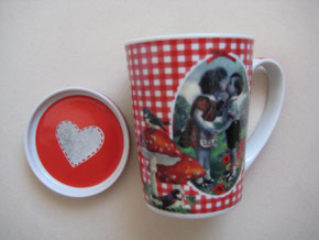 Tasse mit Deckel Young Love