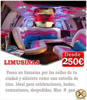 Pack limusina y  disco bus